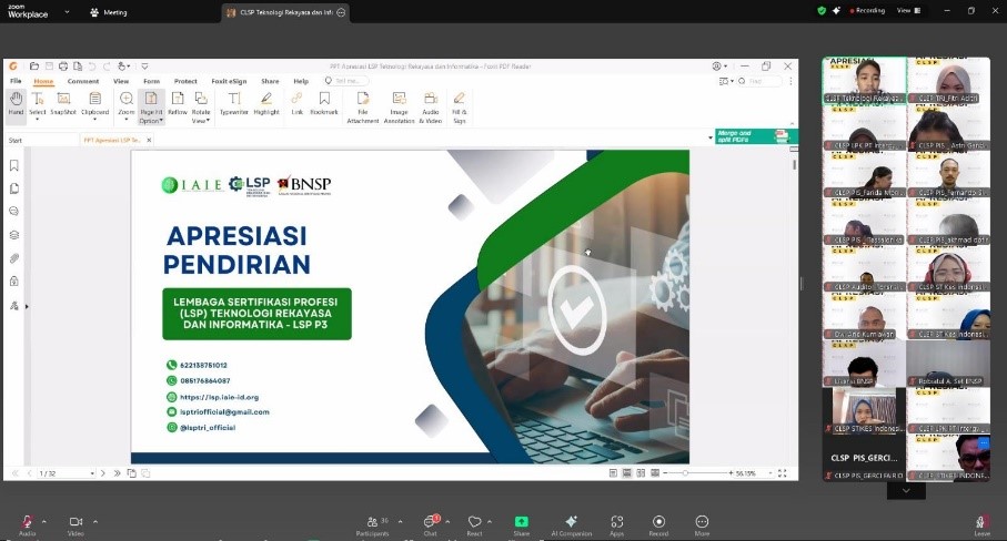 Rangkaian Kegiatan Persiapan Pembentukan LSP Teknologi Rekayasa dan Informatika Berjalan Intensif Sejak Juni 2025