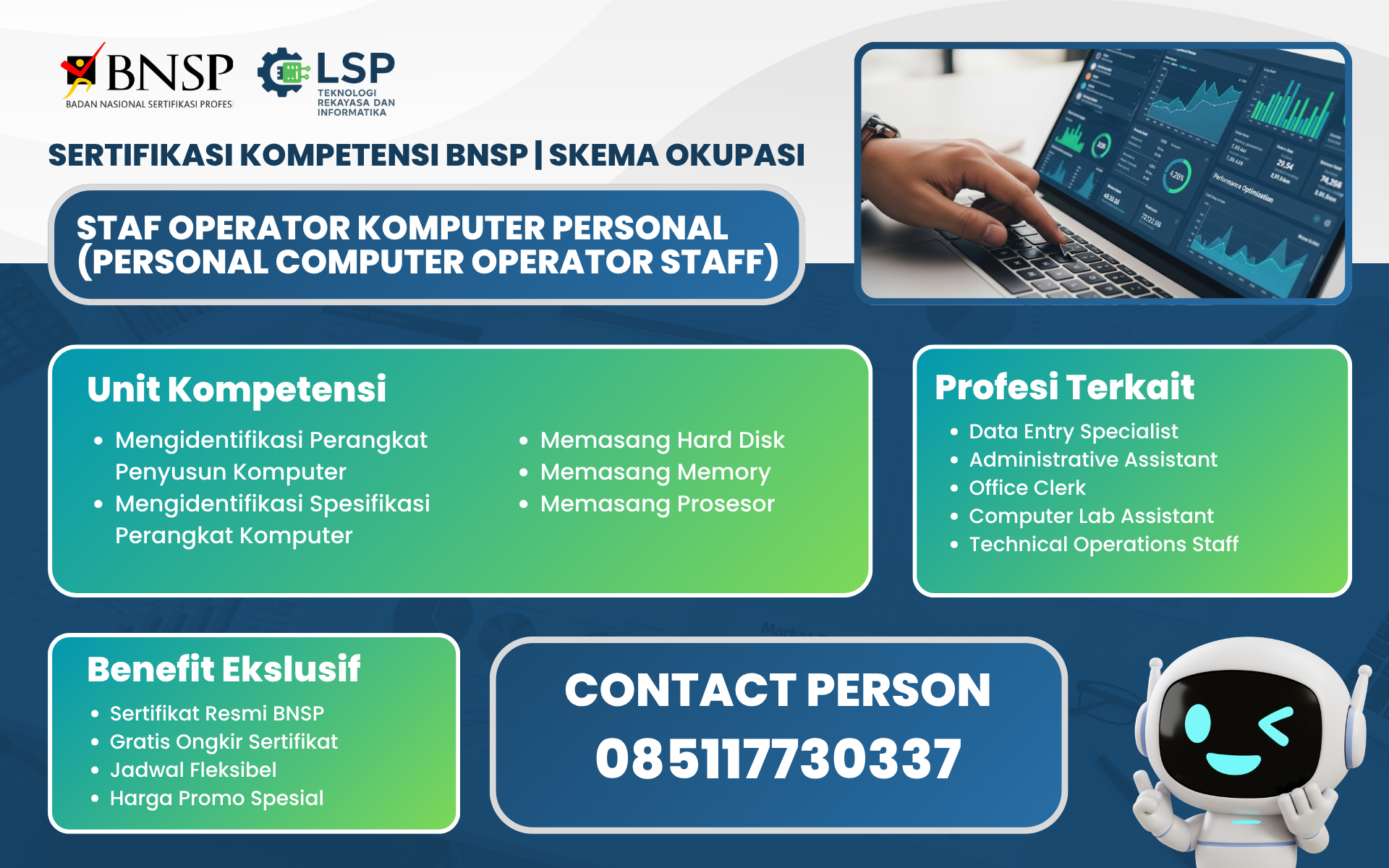 Staf Operator Komputer Personal (Personal Computer Operator Staff)