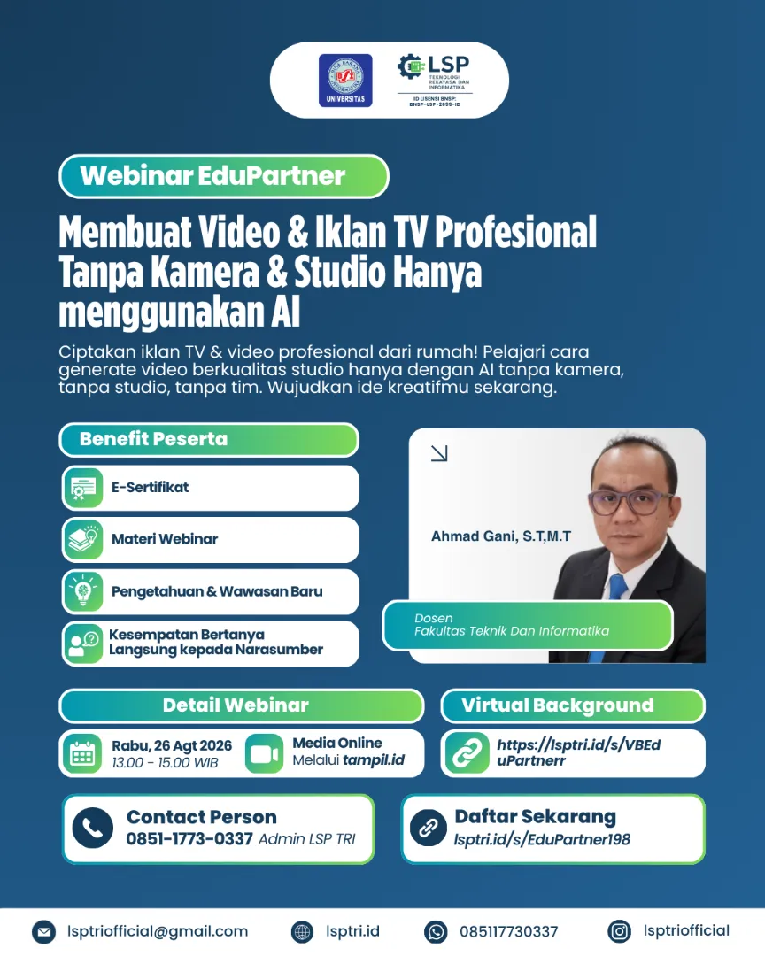 Membuat Video & Iklan TV Profesional Tanpa Kamera & Studio Hanya Menggunakan AI