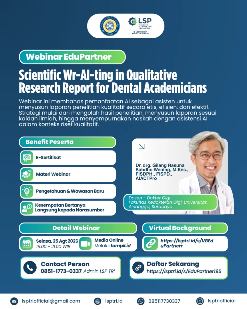 Scientific Wr-AI-ting in Qualitative Research Report for Dental Academicians