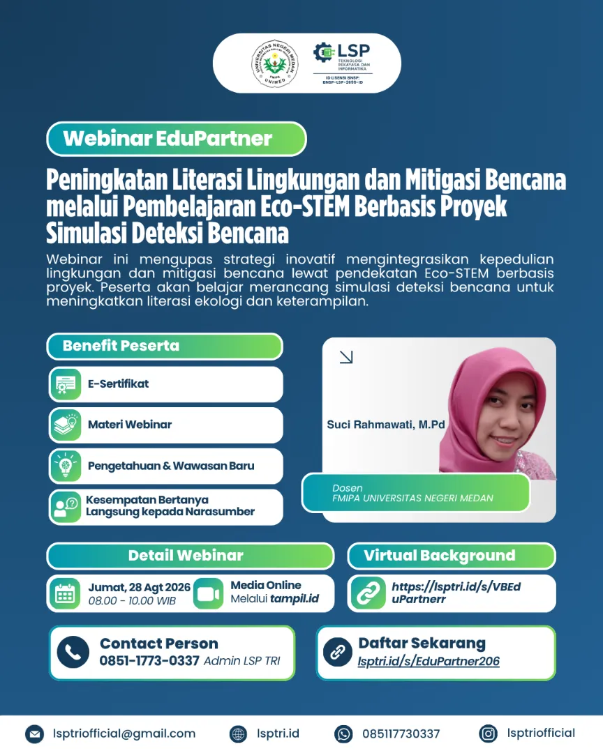 Peningkatan Literasi Lingkungan dan Mitigasi Bencana melalui Pembelajaran Eco-STEM Berbasis Proyek Simulasi Deteksi Bencana