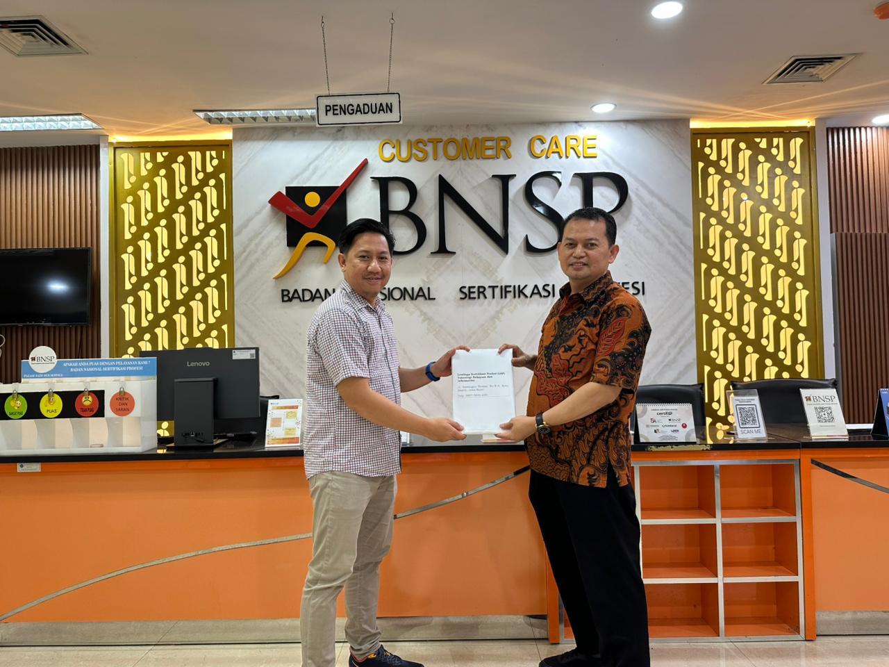 Penyerahan Dokumen Skema Untuk Penambahan Ruang Lingkup kantor BNSP
