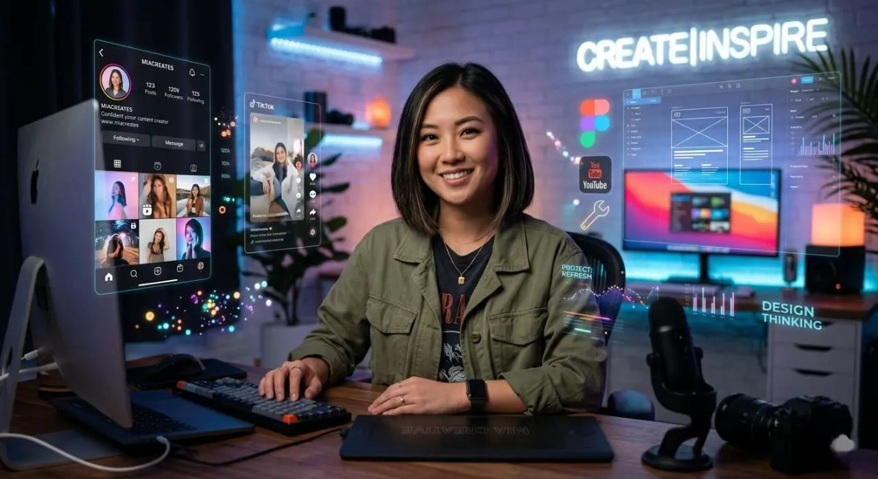 Dari Ide Jadi Visual Menarik: Membangun Karier sebagai Content Creator Designer di Era Digital Kreatif